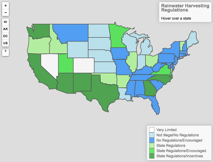 Is Rainwater Harvesting Legal in Georgia?